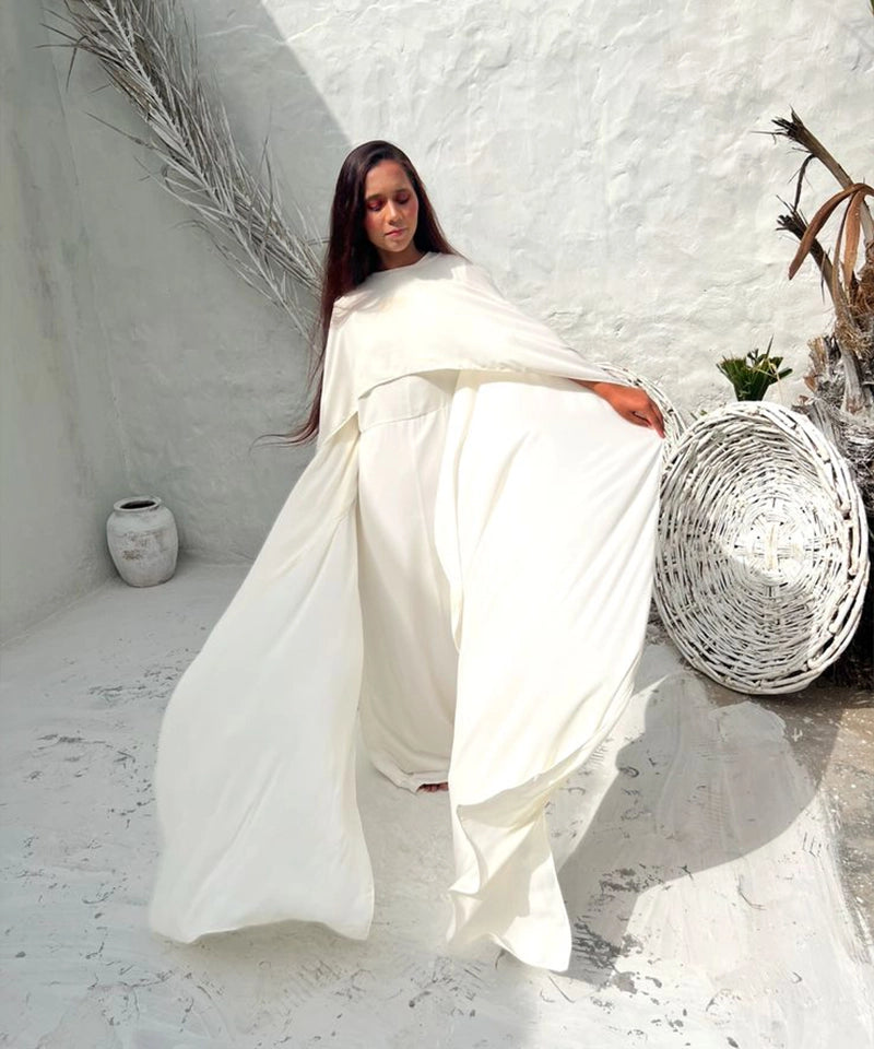 White Capegown
